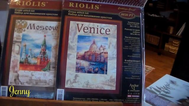 Мои наборы для вышивки(часть 2) смотреть онлайн