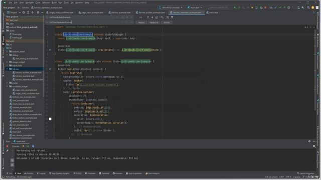 17 глава 3. Listview Separated Example смотреть онлайн