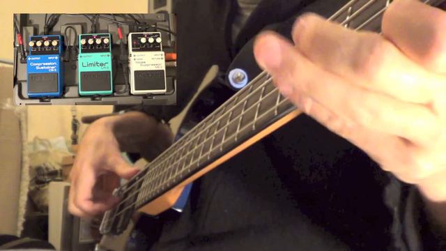 BASS GUITAR THROUGH BOSS NS-2, LM-2 & CS-3 смотреть онлайн