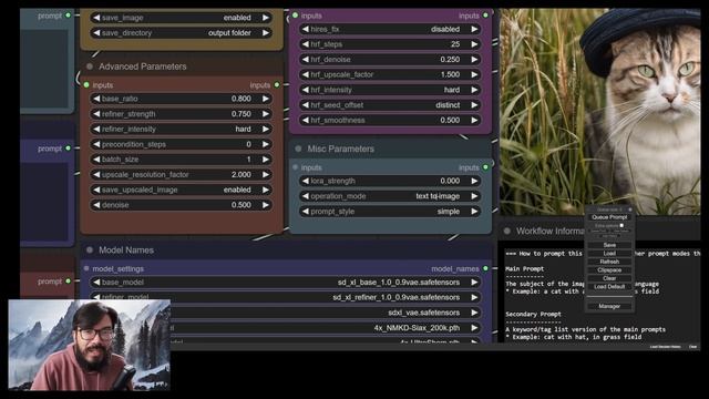 Stable Diffusion SDXL Img2Img, Inpainting & HighRes Fix no ComfyUI смотреть онлайн