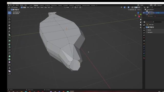 Как в два клика убрать двойные вершины в Blender 3.4 [2] смотреть онлайн