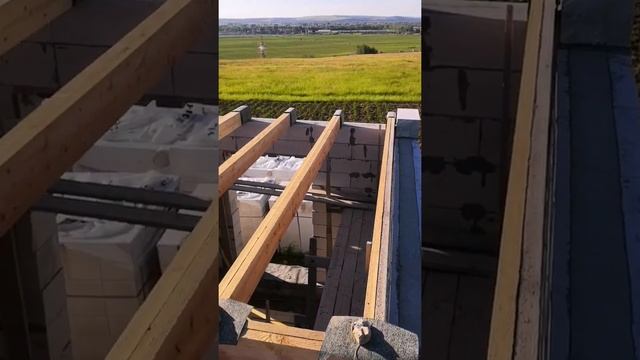 деревянное перекрытие, дом из газобетона смотреть онлайн
