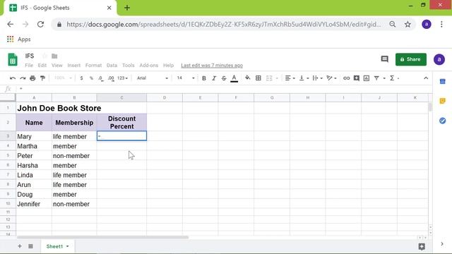 Google Sheets IFS | Test Multiple Conditions | Google Sheets Functions смотреть онлайн