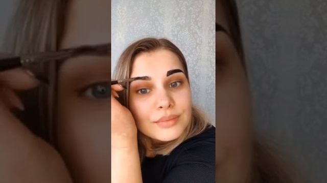 Как накрасить брови чтобы не смывались! смотреть онлайн