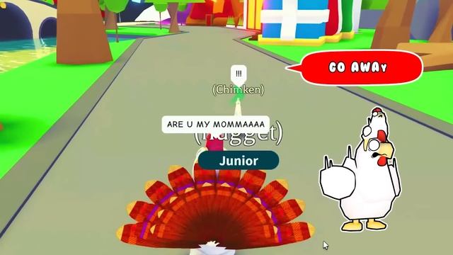 I Pretended To Be *CHIMKEN* For 24 Hours and THIS happened .. Roblox Adopt Me Dream Pet PRANK смотреть онлайн