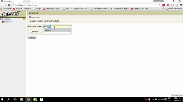 Instalar phpPgAdmin PostgreSQL смотреть онлайн