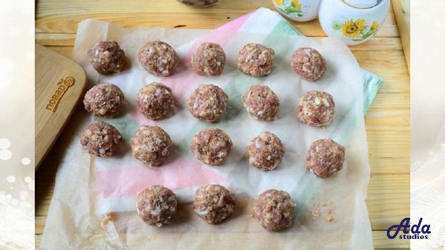 Фрикадельки с вишневым соусом Рецепт, пошаговый, как приготовить, видеорецепт смотреть онлайн