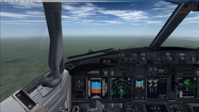 Microsoft Flight Simulator  X/VATSIM/Москва Внуково UUWW-Симферополь URFF