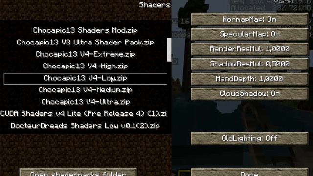 Minecraft Shader Test AMD A10 5800k-HD 7660d смотреть онлайн