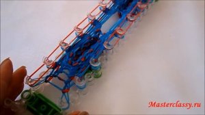Rainbow loom. Шорты и топик для куклы Барби из резиночек