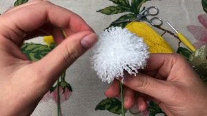 ОДУВАНЧИКИ Крючком. Цветы крючком. Пошаговое вязание крючком