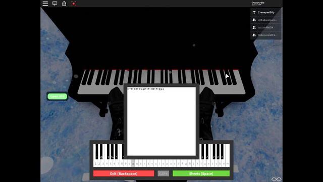 Ali-A Intro Song(Roblox Piano) смотреть онлайн