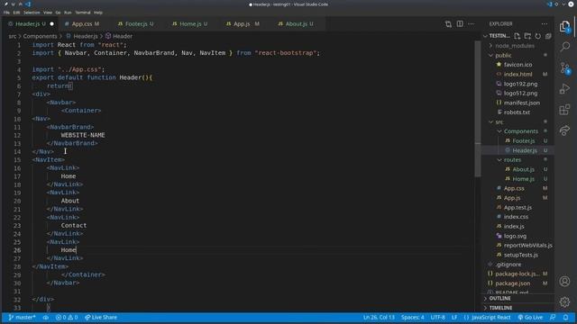 Navbar via React-bootstrap смотреть онлайн