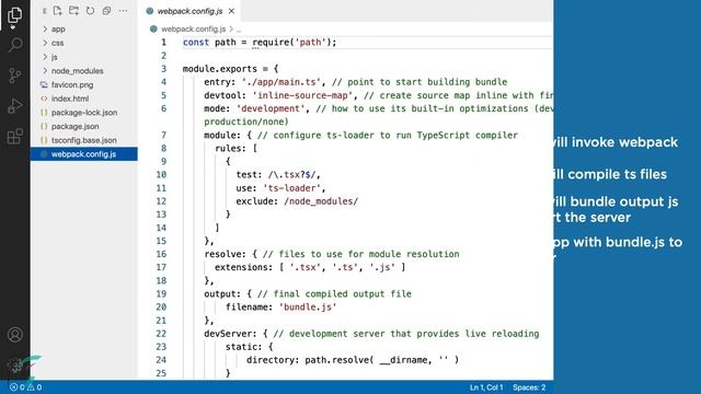 Configuring Webpack for TypeScript | TypeScript Tutorial смотреть онлайн