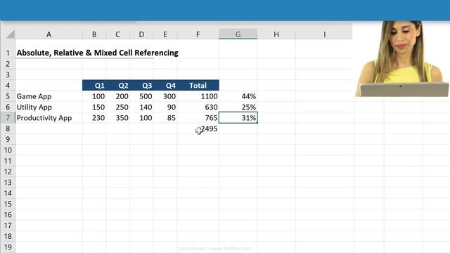 Excel Cell Reference: Absolute, Relative or Mixed? смотреть онлайн