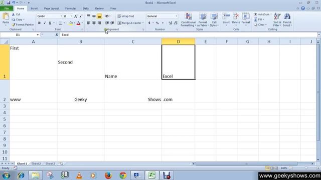 Microsoft Office Excel 2010 Aligning Values and Rotate text смотреть онлайн