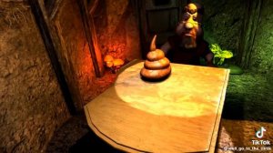 Лунтик накакал в кастрюлю потом смастерил туалет