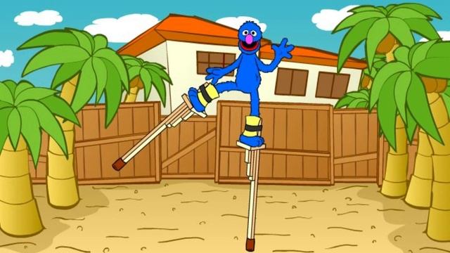 Global Grover Dancing - Sesame Street Games - PBS Kids смотреть онлайн