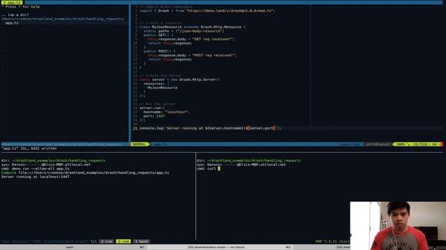 Drash - v1 - Handling application/json request bodies смотреть онлайн