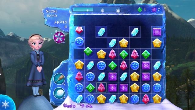 Disneys Frozen Free Fall: Snowball Fight - Level 22 - 30 Double Windchill Achievement Unlocked смотреть онлайн