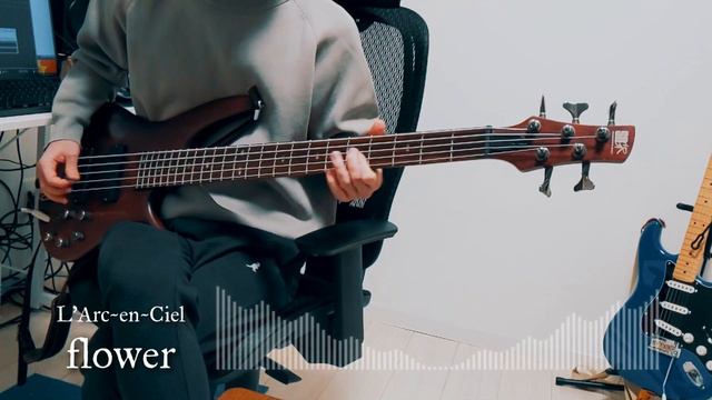 [Bass cover] flower - L'Arc~en~Ciel 【ベース弾いてみた】