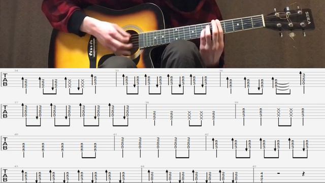 How to play Skillet - Awake And Alive (acoustic w/ Solo) tabs (RUS SUB ON) смотреть онлайн
