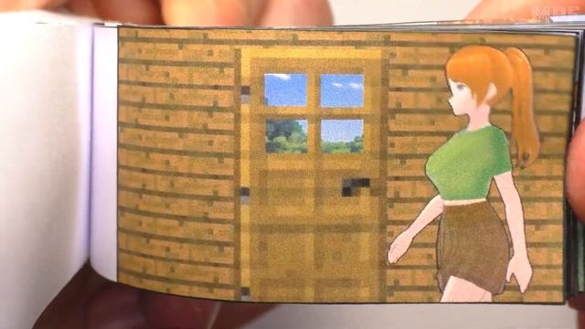 Steve Wants To Do This - Alex And Steve Life - Minecraft Animation FLIPBOOK