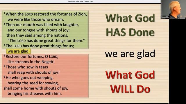 Steve Ellis Bringing In The Sheaves Psalm 126 смотреть онлайн