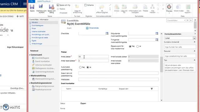 23 Skapa Eventtillfälle i MiRIaM смотреть онлайн
