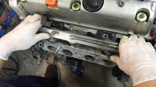 Как переделать праворукий мотор от Хонды К24А в леворукий К24А- 1 Хонда CRV кузов RD-7 часть 4 смотреть онлайн