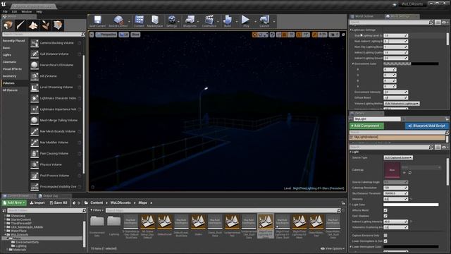 UE4: Night Time Static Lighting 1/2 - Starry Sky (Lightmass) w/BP Sky Sphere Tutorial смотреть онлайн