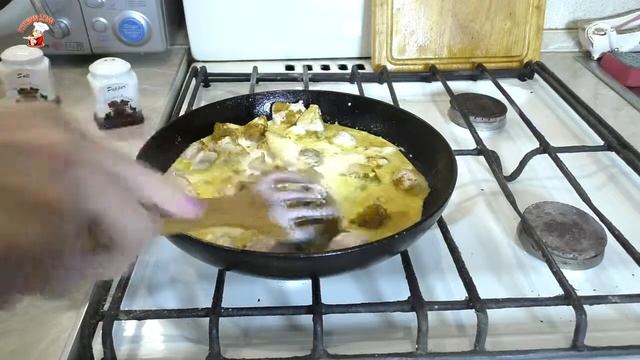 КУРИЦА КАРРИ с ананасами в сливочном соусе. ВКУСНЕНЬКО!!! ? смотреть онлайн