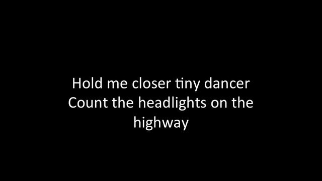 Elton John- Tiny Dancer W/ Lyrics смотреть онлайн