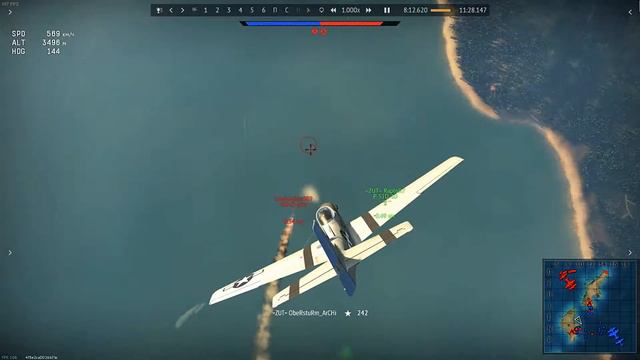 Взвод в WARTHUNDER авиа РБ(Dance with the dead-Dance with the dead-MUSIC) смотреть онлайн