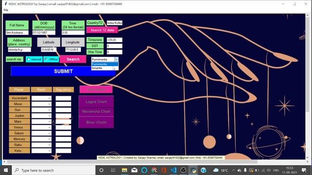 Vedic Kundli Software | Lagna, Navamsha, Bhav Chalit, Dasha, and Panchang | Python Code смотреть онлайн