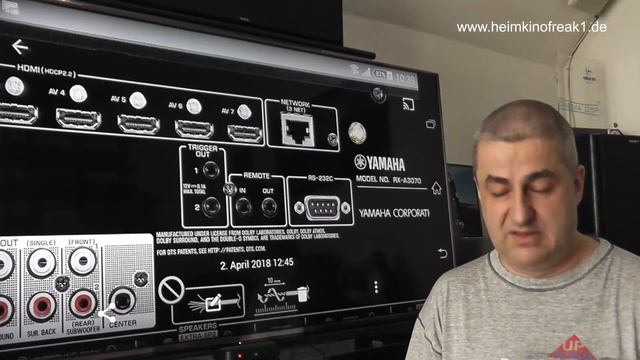 Video Review Heimkinoreceiver Yamaha RX A3070 смотреть онлайн