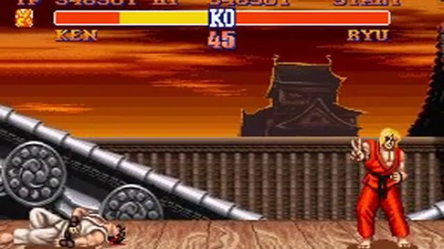 SNES Streetfighter 2 - Ken vs Ryu смотреть онлайн