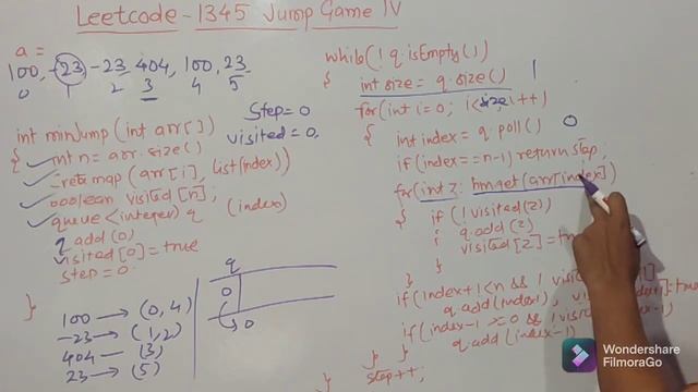 1345. Jump Game IV: Simple BFS Solution ( Leetcode Problem) смотреть онлайн