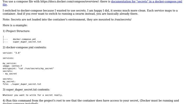How to use docker secrets without a swarm cluster? (2 Solutions!!) смотреть онлайн