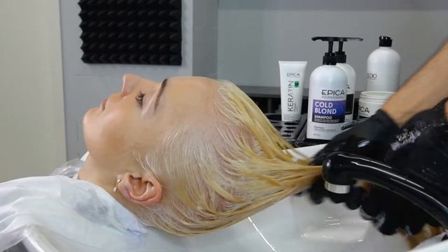 Тотал блонд на красителе Kapous Blondbar. смотреть онлайн