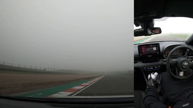 Toyota GR Yaris keeping up with a £90K race car on a F1 Circuit смотреть онлайн