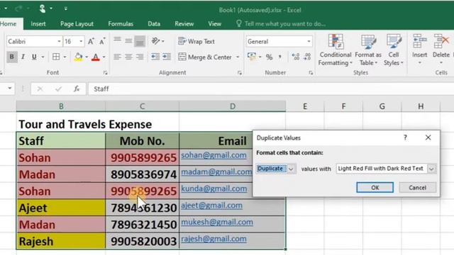 How to Find Duplicates in Excel || Online Tuition | KYP BSCIT Final Exam | PMKVY смотреть онлайн