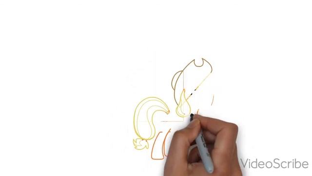 Как нарисовать пони Эпплджек draw Applejack смотреть онлайн
