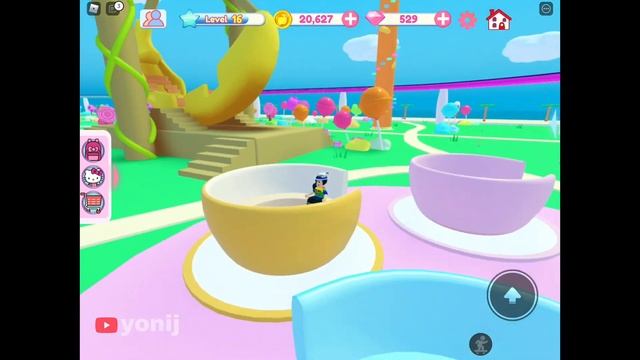 *NEW* CITY walk through HELLO KITTY CAFE | ROBLOX Official Sanrio Event смотреть онлайн