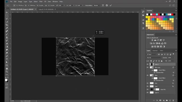 How To Create Glitch Text Effect in Photoshop [Advanced] | Glitch Typography | Lineworks смотреть онлайн