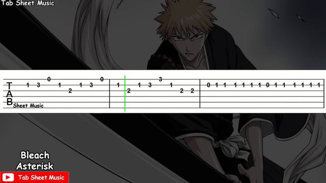 Bleach OP 1 - Asterisk Guitar Tutorial смотреть онлайн
