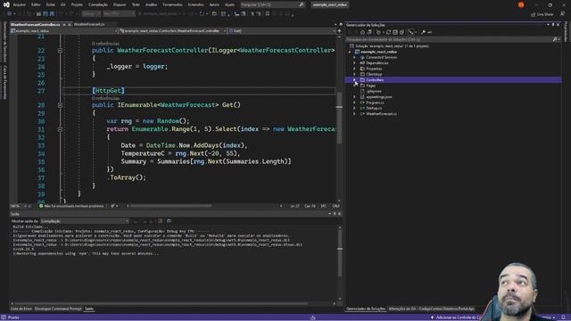 React e Redux com Csharp no Visual Studio 2022 смотреть онлайн