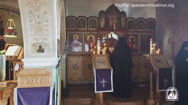 Часы, изобразительные и вечерня, понедельник, 3-я седмица Великого поста смотреть онлайн