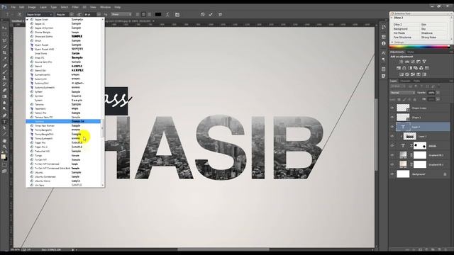 Photoshop Tutorial | Typography Design Tutorial in Photoshop cc 2015.5 смотреть онлайн