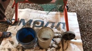 Как легко и быстро просеять песок  бетономешлкой